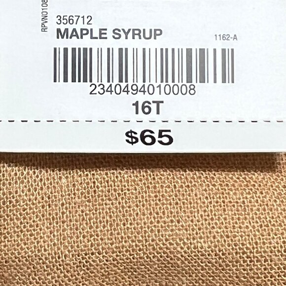 Worthington Women's Linen Blend Wide Leg Tan Cropped Pants Size 16T Pleated NWT - Picture 5 of 11